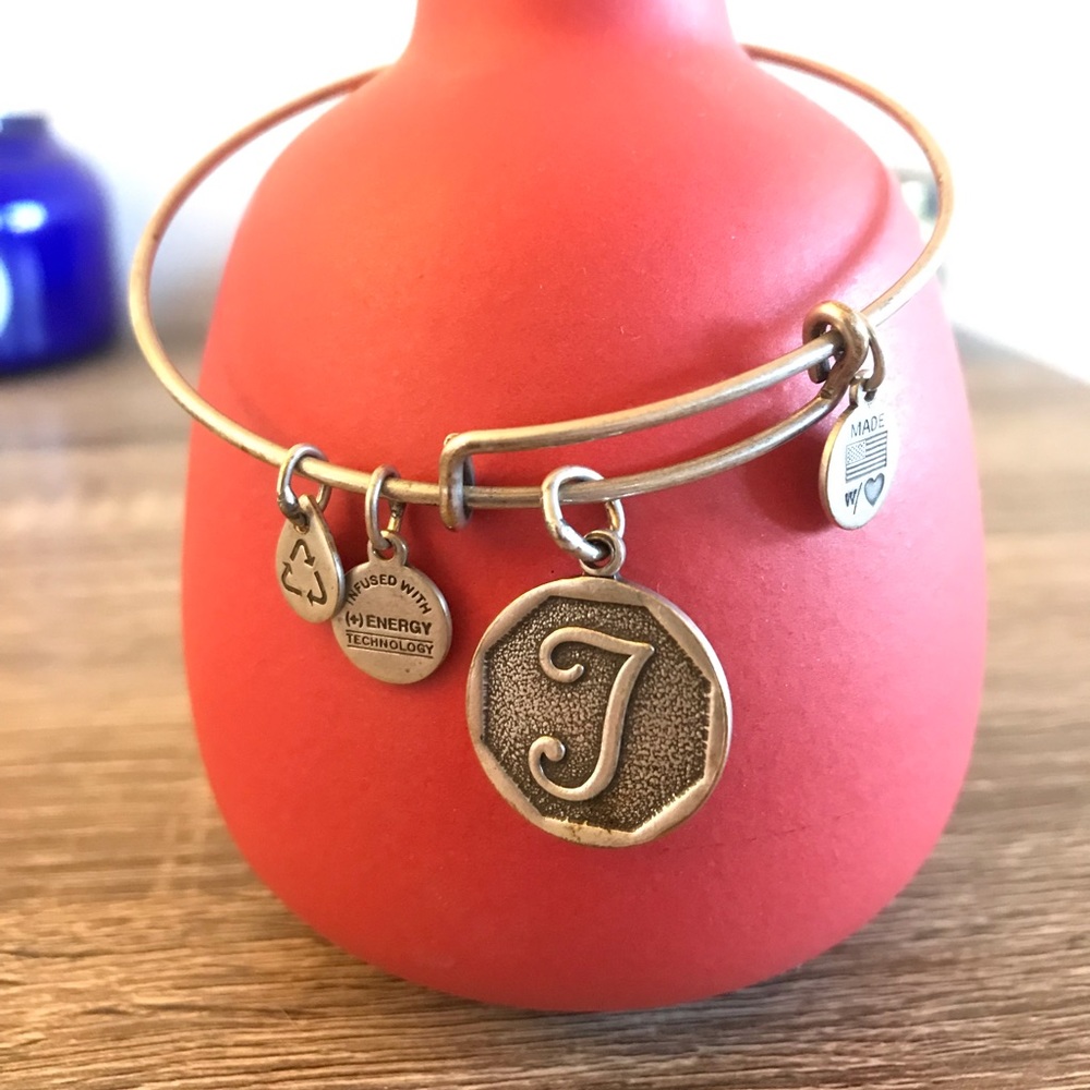 Alex and Ani Letter T Bracelet